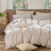 Unyqoos® Comfortabele en ademende katoenen beddengoedset met ritssluiting en kussenslopen