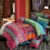 Unyqoos® Exotisch Boho Dekbedovertrek en Kussensloop Set met Indiaas Design