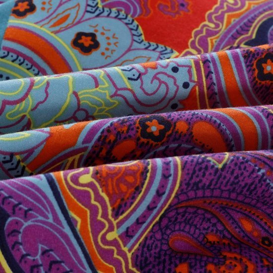 Unyqoos® Exotisch Boho Dekbedovertrek en Kussensloop Set met Indiaas Design