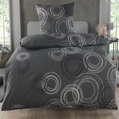 550x550-13063.jpg Unyqoos® Stijlvol katoenen dekbedovertrek met cirkelpatroon en kussensloop