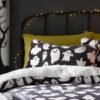 550x550-13100.jpg Unyqoos® Omkeerbaar fleece beddengoed met schattige spookprint voor tweepersoonsbed