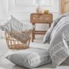 Unyqoos® Stijlvolle Grijze Dekbedovertrekset 200x200cm met Bohemian Motief en Kussenslopen