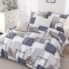 550x550-13133.jpg Unyqoos® Stijlvol en comfortabel beddengoed met geometrisch patroon in blauw 155 x 220