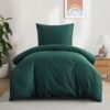 Unyqoos® Comfortabel katoenen dekbedovertrek met kussensloop en ritssluiting