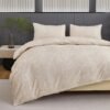 Unyqoos® Luxe beddengoedset 220x240 cm met bloemenpatroon en kussenslopen