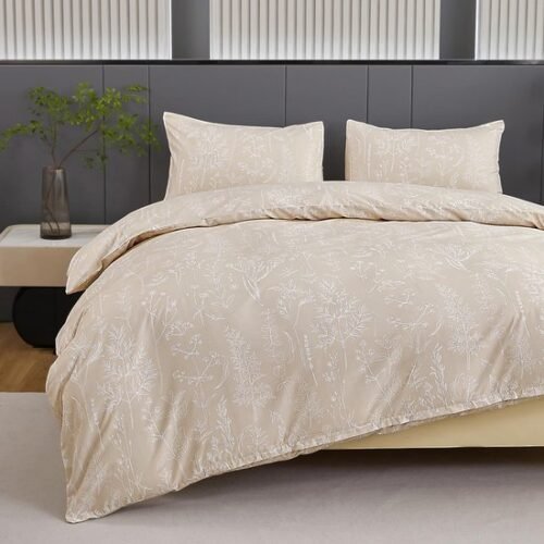 Unyqoos® Luxe beddengoedset 220x240 cm met bloemenpatroon en kussenslopen