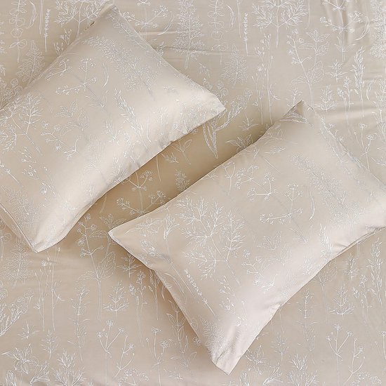 Unyqoos® Luxe beddengoedset 220x240 cm met bloemenpatroon en kussenslopen