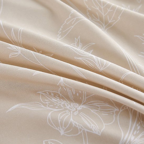 Unyqoos® Luxe beddengoedset 220x240 cm met bloemenpatroon en kussenslopen