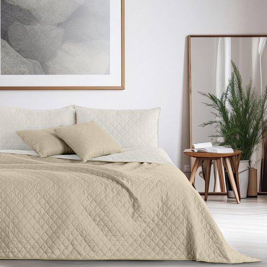 Unyqoos® Stijlvolle en Onderhoudsvriendelijke Dubbelzijdige Bedsprei voor Slaapkamerdecoratie