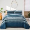Unyqoos® Stijlvolle en Comfortabele 3-delige Bedsprei Set voor Tweepersoonsbedden, Inclusief Kussenslopen