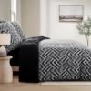 Unyqoos® Zachte en stijlvolle microvezel beddengoedset met geometrisch patroon