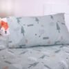 Unyqoos® Flanellen Beddengoedset voor Kinderen met Dubbelzijdig Bosmotief