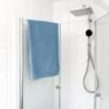 550x550-13256.jpg Unyqoos® Set van 6 Zachte en Absorberende Microvezel Handdoeken in Blauw voor Verschillende Toepassingen