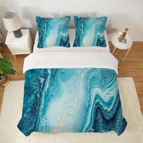 550x550-13261.jpg Unyqoos® Stijlvol marmer beddengoedset met 3D-print en zachte microvezel