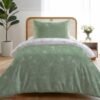 Unyqoos® Luxe Beddengoedset met Bladerpatroon en Kussensloop van Microvezel