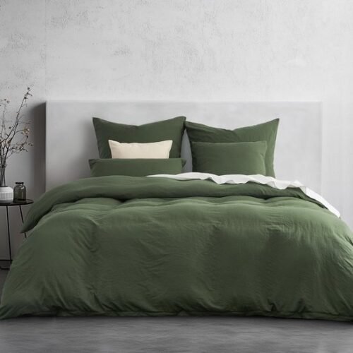 Unyqoos® Luxe microvezel beddengoedset met ritssluiting en ademend comfort