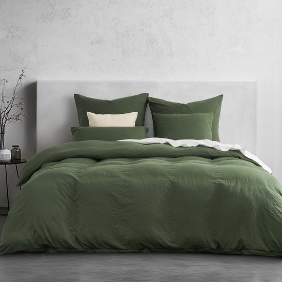 Unyqoos® Luxe microvezel beddengoedset met ritssluiting en ademend comfort