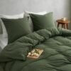 Unyqoos® Luxe microvezel beddengoedset met ritssluiting en ademend comfort