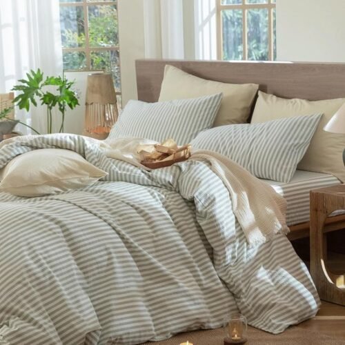Unyqoos® Luxe katoenen beddengoedset met ritssluiting en allergievriendelijk ontwerp