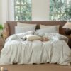 Unyqoos® Luxe katoenen beddengoedset met ritssluiting en allergievriendelijk ontwerp