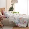 550x550-13376.jpg Unyqoos® Stijlvolle beddengoedset met bloemenmotief en rits voor tweepersoonsbed