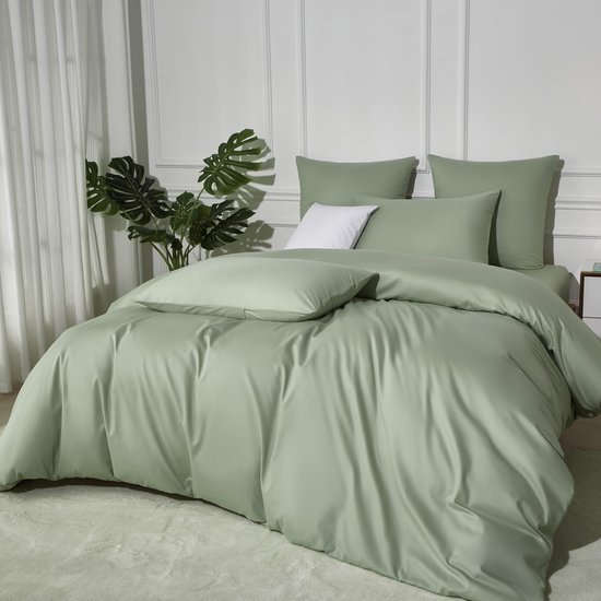 Unyqoos® Luxueus Dekbedovertrek met Ritssluiting en Kussensloop voor Comfort
