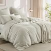 550x550-13457.jpg Unyqoos® Zachte en ademende katoenen dekbedovertrekset met ritssluiting 240 x 220 cm