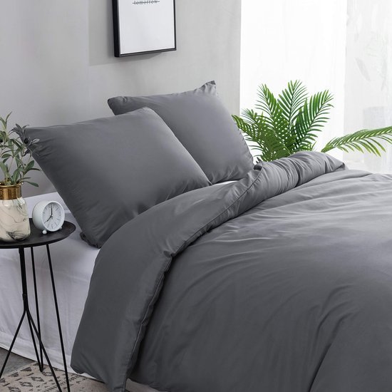 Unyqoos® Beddengoed Set van Superzachte Microvezel met Ritssluiting, 135 x 200 cm, Hypoallergeen