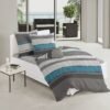 Unyqoos® Buitengewoon Luxe Beddengoedset van Satijn met Zilverkleurige en Multicolor Ontwerpen