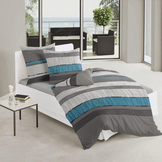 Unyqoos® Buitengewoon Luxe Beddengoedset van Satijn met Zilverkleurige en Multicolor Ontwerpen