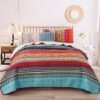 Unyqoos® Sfeervolle Boho-Stijl Bedsprei Set van 3 Delen met Kussenslopen voor Tweepersoonsbed