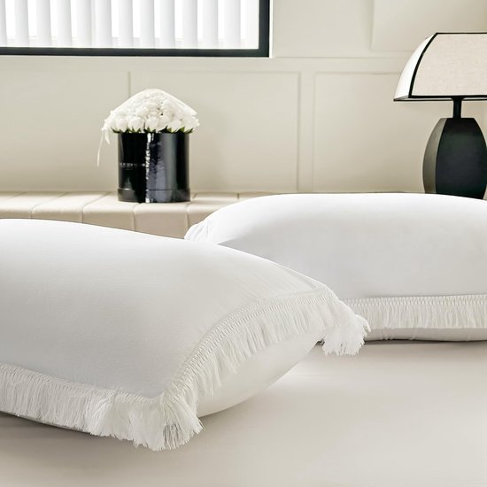 550x550-13568.jpg Unyqoos® Stijlvolle Boho beddengoedset met kwastjes voor tweepersoonsbed 200x200 cm