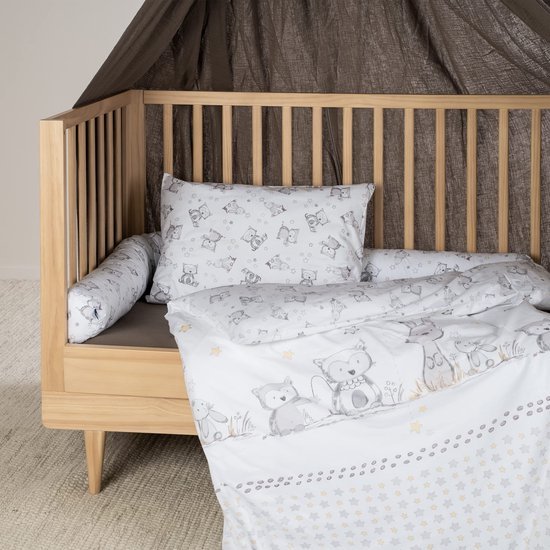 Unyqoos® Zacht en Ademend Beddengoed voor Baby- en Kinderbedden met Dierendesign
