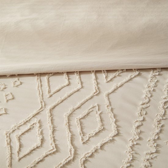 Unyqoos® Stijlvolle Boheemse beddengoedset met geometrische patronen en zachte microvezel