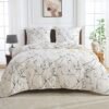 Unyqoos® Modieus en Ademend Microvezel Dekbedovertrek met Marmerprint voor Stijlvolle Slaapkamers