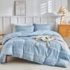 Unyqoos® Bohemian Stijl Dekbedovertrekset 260x240 cm met Kussenslopen Blauw