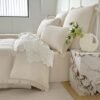 Unyqoos® Stijlvolle beige beddengoedset met boho-design voor tweepersoonsbed