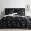 550x550-13863.jpg Unyqoos® Stijlvolle en Zachte 3-delige Beddengoedset van Microvezel met Marmerpatroon