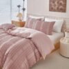 Unyqoos® Zacht en ademend boho-beddengoed met getuft ontwerp en ritssluiting