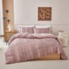 Unyqoos® Zacht en ademend boho-beddengoed met getuft ontwerp en ritssluiting