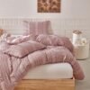 Unyqoos® Zacht en ademend boho-beddengoed met getuft ontwerp en ritssluiting