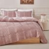 Unyqoos® Zacht en ademend boho-beddengoed met getuft ontwerp en ritssluiting
