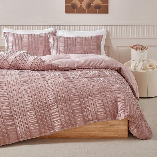 Unyqoos® Zacht en ademend boho-beddengoed met getuft ontwerp en ritssluiting