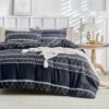Unyqoos® Luxe Bohemian Dubbel Dekbedovertrekset Zwart 240x220 cm Inclusief Kussenslopen