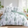 Unyqoos® Stijlvolle en comfortabele dekbedovertrekset met natuurlijk bloemmotief