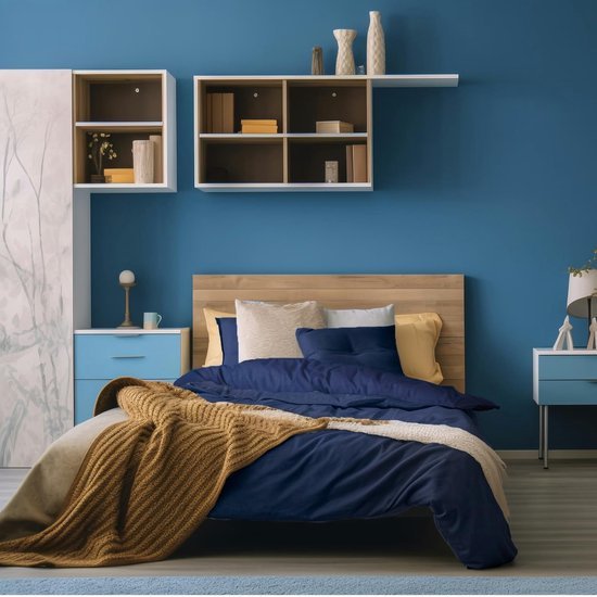 Unyqoos® Zacht katoenen dekbedovertrek 200x220 cm met kussenslopen voor tweepersoonsbed