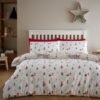 Unyqoos® Dubbelzijdige kerstbeddengoedset met kussenslopen voor tweepersoonsbed
