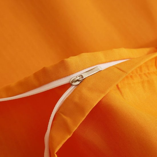 550x550-14033.jpg Unyqoos® Zachte en moderne microvezel beddengoedset in oranje met ritssluiting