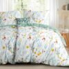 550x550-14036.jpg Unyqoos® Zachte microvezel beddenset met bloemenpatroon en ritssluiting voor comfort
