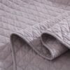 Unyqoos® Stijlvolle Grijze Katoenen Sprei Set voor Tweepersoonsbed met Kussenslopen